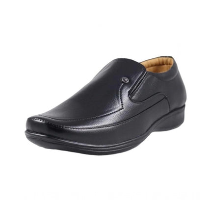 Men's Faux Leather Formal Shoes (Black)