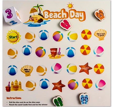 Beach game Wooden Board Game Toys (MultiColor)