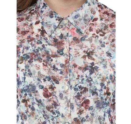 Women's Polyester Chiffon Printed Sleeveless Dress (Multicolor)