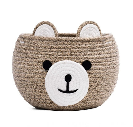 Cotton Bear Shaped Storage Baskets Pack of 1 (Mix)