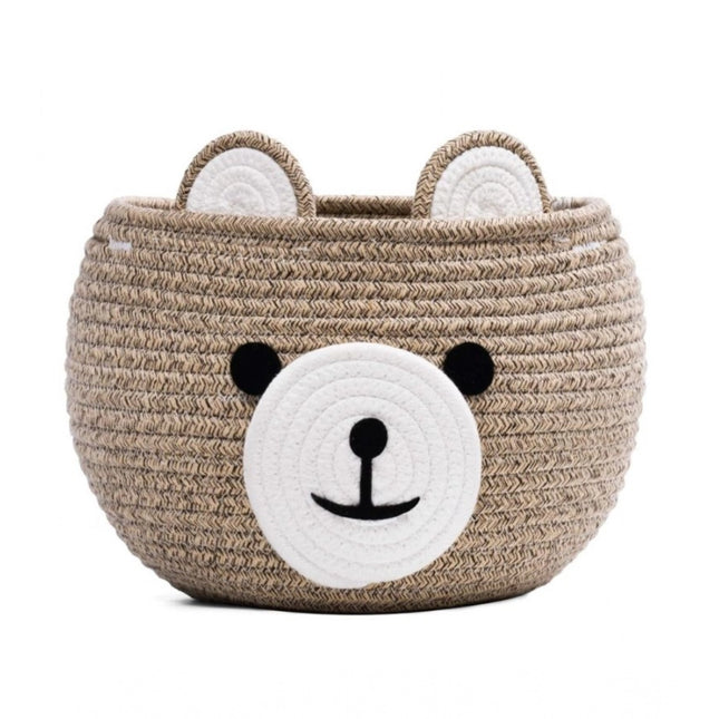 Cotton Bear Shaped Storage Baskets Pack of 1 (Mix)