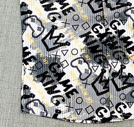 Boy's Cotton Blend Printed Short Sleeve Shirt (MultiColor)