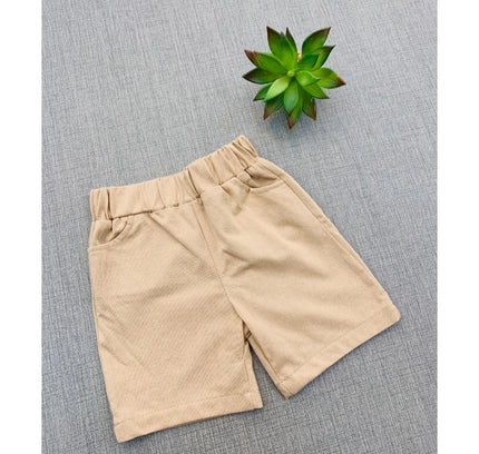 Boy's Cotton Blend Printed Short Sleeve Shirt and Shorts Set (MultiColor)