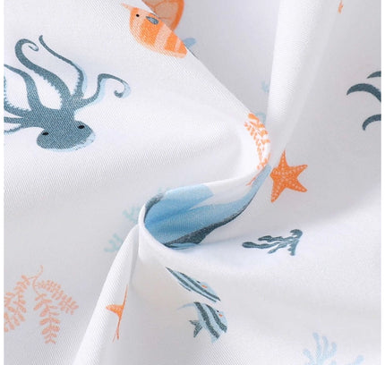 Boy's Lycra Blend Printed Short Sleeve Shirt and Shorts Set (MultiColor)