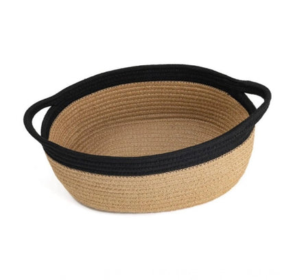 Cotton Baby Gift Basket Pack of 1 Storage Basket For Clothes (Beige)