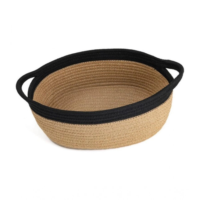 Cotton Baby Gift Basket Pack of 1 Storage Basket For Clothes (Beige)