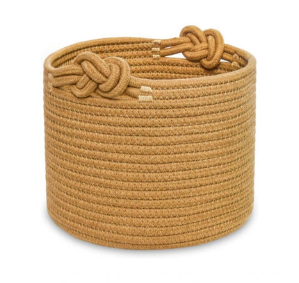 Cotton Brown Basket Inch Pack of 1 Storage Basket For Clothes (Brown)