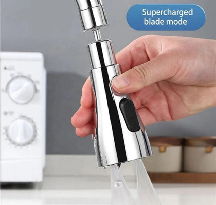 3 Modes Kitchen Sink Faucet – Stainless Steel, Upright Handle, Multi-Spray Water Flow Tap (Pack of 1)