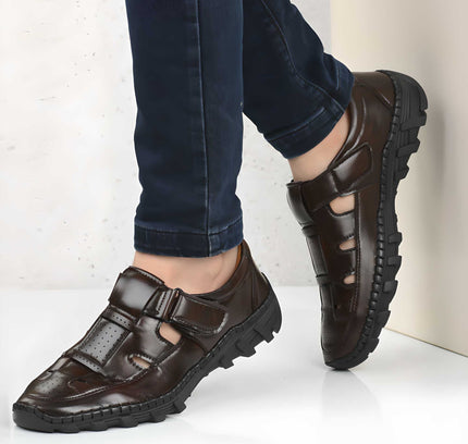 Brown Roman Sandals for Men