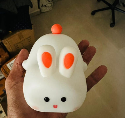 Kawaii Cute Bunny Night Lamp – USB Rechargeable