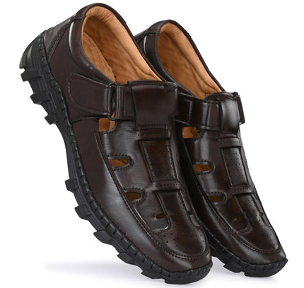 Brown Roman Sandals for Men