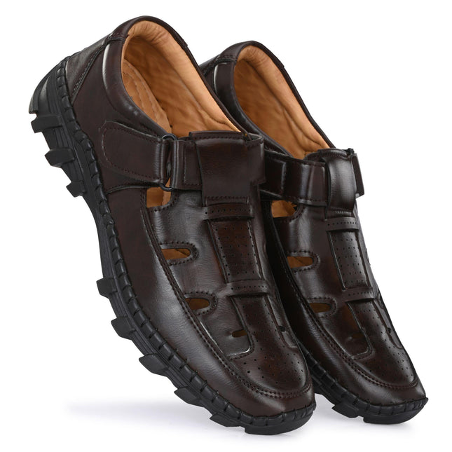 Brown Roman Sandals for Men