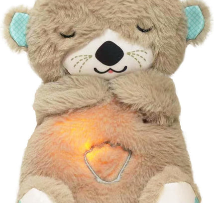Breathing Teddy Bear with Soothing Music, Comfort Plush