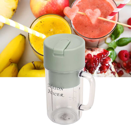 6-Blade USB Rechargeable Mini Blender – Portable Smoothie & Shake Maker for Home, Travel, Office & Gym | 350ML (Pack of 1)