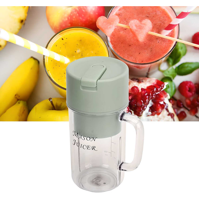 6-Blade USB Rechargeable Mini Blender – Portable Smoothie & Shake Maker for Home, Travel, Office & Gym | 350ML (Pack of 1)