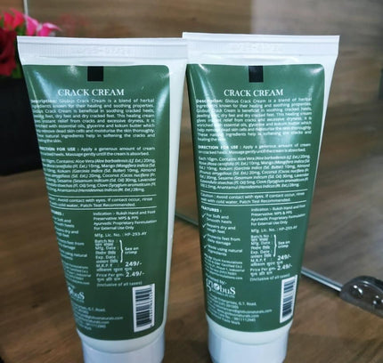 Globus Crack Cream – 100 gm (Pack of 2)