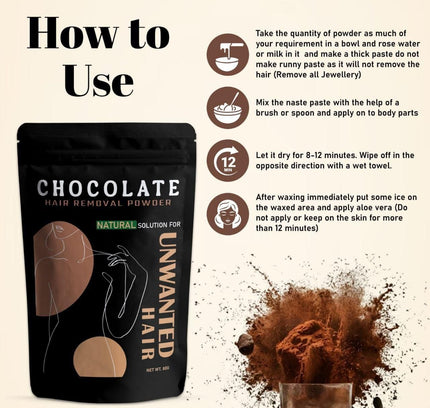 Chocolate Hair Removal Powder