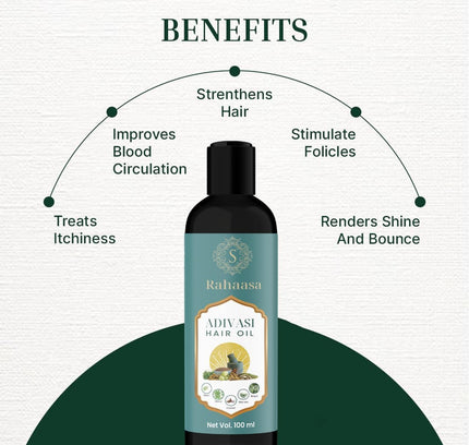 Rahaasa Adivasi Hair Oil – 200 ml (Pack of 2)
