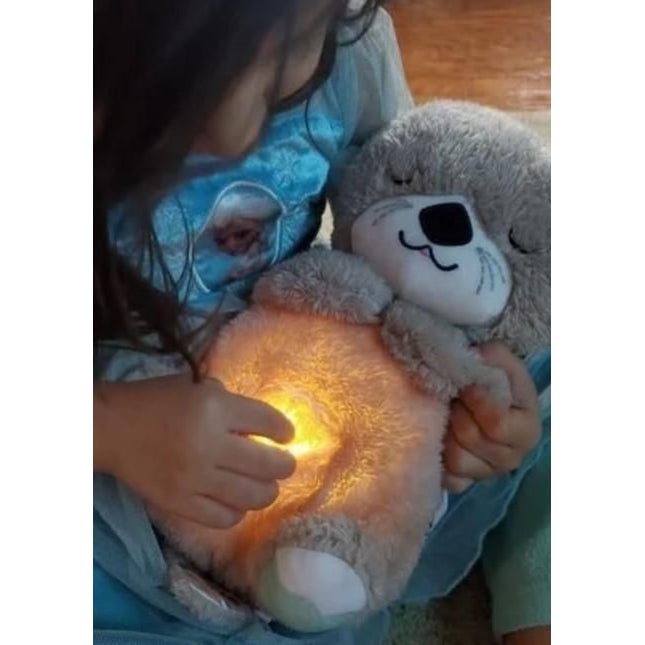 Breathing Teddy Bear with Soothing Music, Comfort Plush