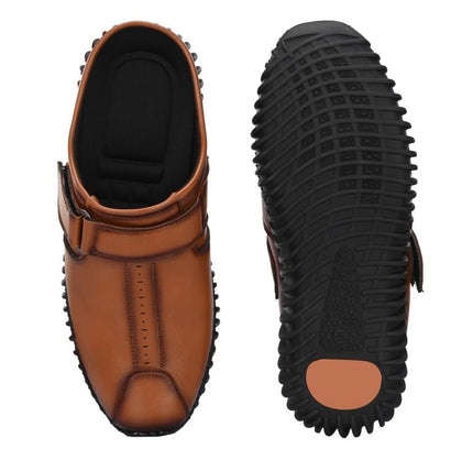Men’s Bantu Style Tan Loafer Casual Shoes