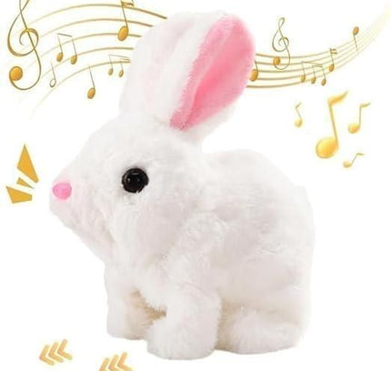 Bunny Toy, Hopping Bunny Toy Interactive Electronic Pet with Sounds and Movement