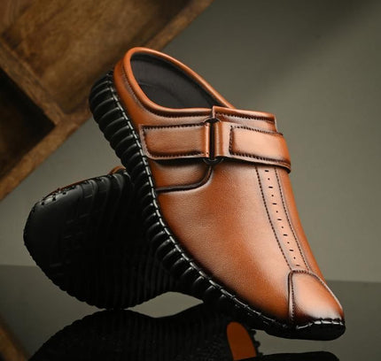 Men’s Bantu Style Tan Loafer Casual Shoes