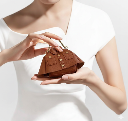 Cute Jacket Style Women’s Sling Bag – Trendy & Lightweight Casual Carry