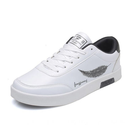 Men's Casual Synthetic Lace-ups Casual Shoes (White)