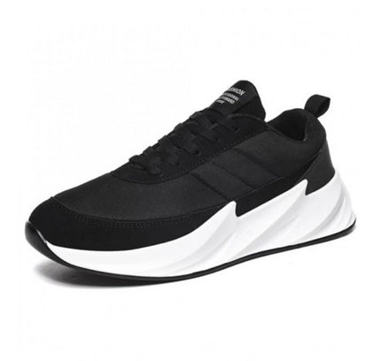 Men's Casual Synthetic Lace-ups Casual Shoes (Black)