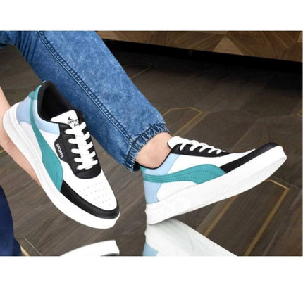 Men's Casual Synthetic Lace-ups Casual Shoes (White)