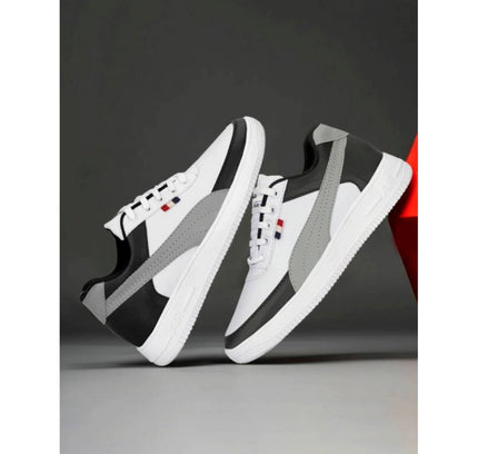 Men's Casual Synthetic Lace-ups Casual Shoes (White)