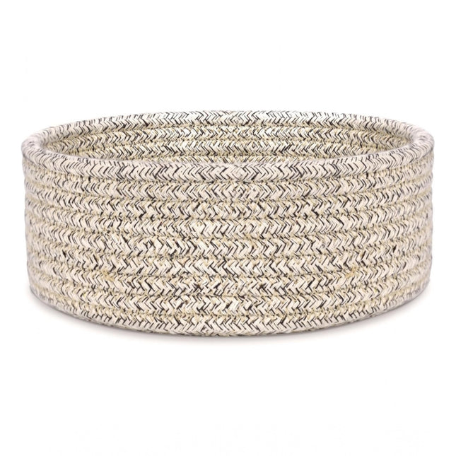 Cotton 8x3 Inch Kidi Round 1 Pcs Bedside Organizer (Brown)