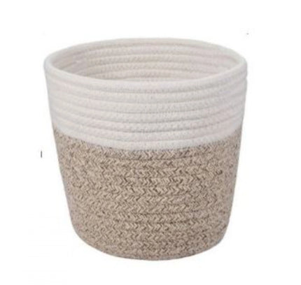 Cotton Flower Pot (White Kidi)