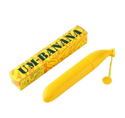 Banana Umbrella – Compact Foldable Umbrella with Banana-Shaped Case (Color: Assorted )