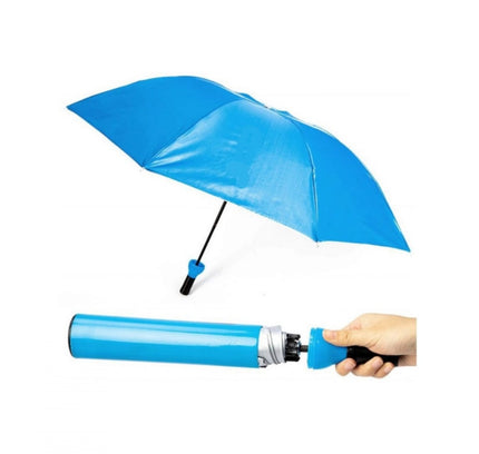 Bottle-Shaped Umbrella – Compact Foldable Rain Protection (Color: Assorted )